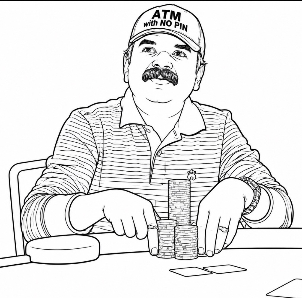 Dhezz at the poker table — ATM with No PIN